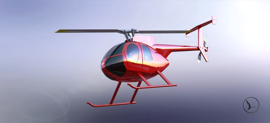 MD500 fun scale fuselage for fly wing mechanic