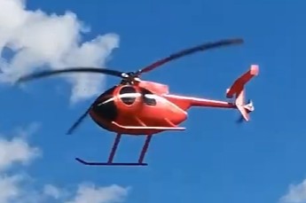 MD500 fun scale fuselage for fly wing mechanic