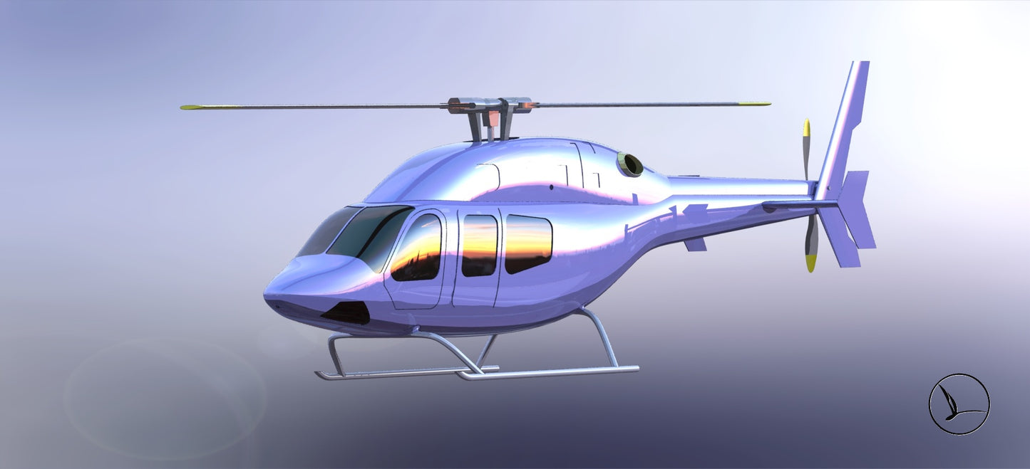 Bell429 fun scale fuselages for fly wing mechanic