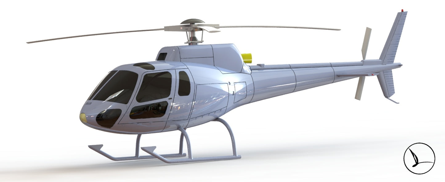 AS350 (H125) Écureuil helicopter model kit