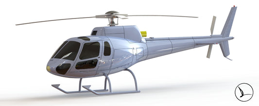 AS350 (H125) Écureuil helicopter model kit