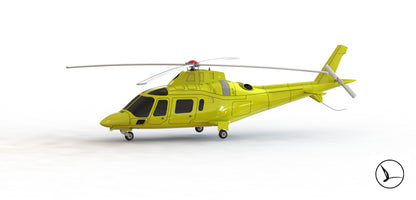 AW109 helicopter model kit