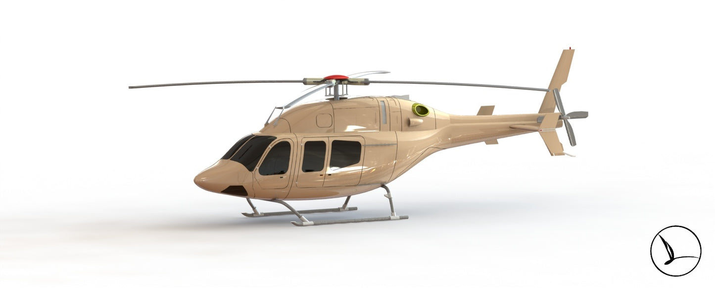 Bell429 helicopter model kit