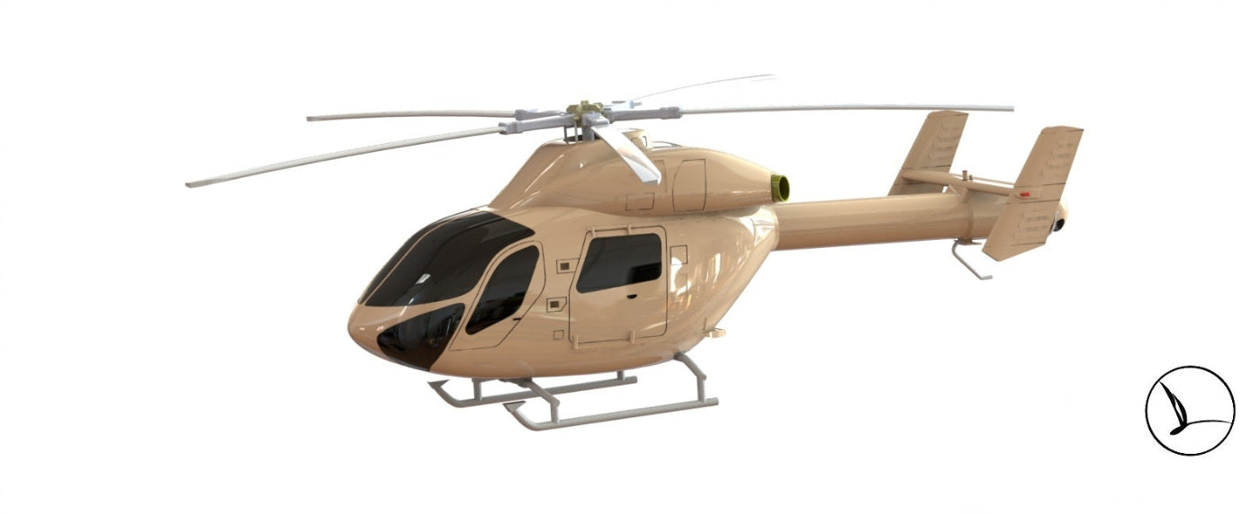 MD900 Explorer helicopter model kit